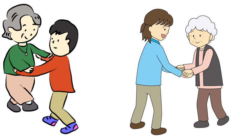 ＜手引き歩行は安全な介助？自立した歩行にならない？＞歩行の仕組みを考えて、正しい歩行介助や歩行訓練をしよう！ - かいごのへや：健康寿命100 ...
